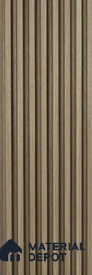 Brown Wood Look WPC Louver/Panel | 9.5 ft x 6.5 inch | 17 - mm | PN 08074