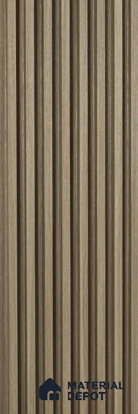Brown Wood Look WPC Louver/Panel | 9.5 ft x 6.5 inch | 17 - mm | PN 08074