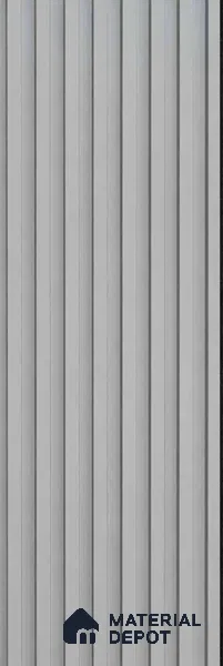 Grey Plain Colour Look WPC Louver/Panel | 9.5 ft x 6.5 inch | 17 - mm | PN 08077