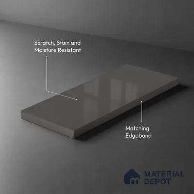 LM 01372 Diamond Dust 8 ft x 4 ft Texture Finish Decorative Laminate - 1 mm  | Suitable for TV Unit, Wardrobe, Kitchen Cabinets