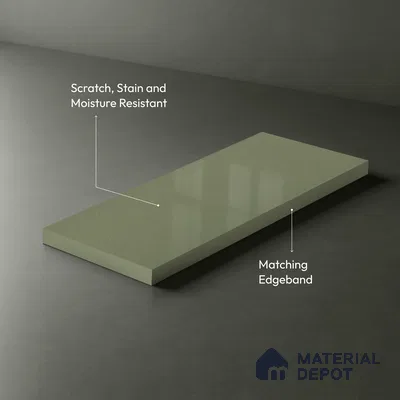 LM 01375 Prismatic Pearl 8 ft x 4 ft Texture Finish Decorative Laminate - 1 mm  | Suitable for TV Unit, Wardrobe, Kitchen Cabinets