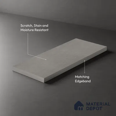 Stone Look LM 01459 Tokyo Millet 8 ft x 4 ft Super Matte Finish Decorative Laminate - 1 mm  | Suitable for TV Unit, Wardrobe, Kitchen Cabinets