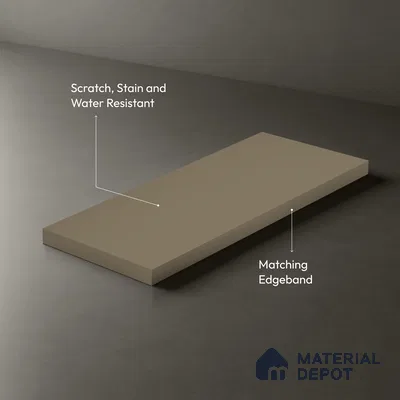 TR 1134 8 ft x 4 ft Zero Matte Finish Acrylic Laminate - 1.5 mm | Suitable for Living Room, Kitchen, Office