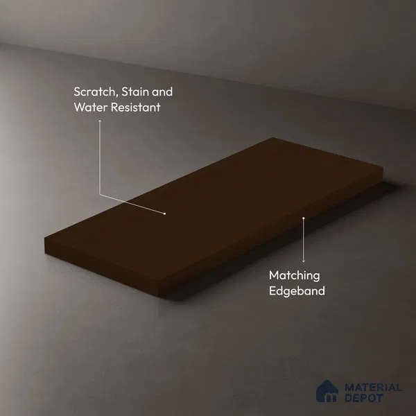 TR 1140 8 ft x 4 ft Zero Matte Finish Acrylic Laminate - 1.5 mm | Suitable for Living Room, Kitchen, Office