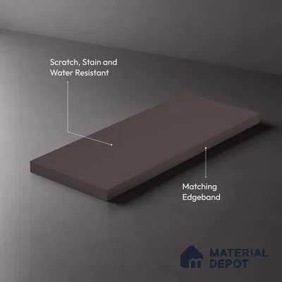 Solid Colors Look LM 19242 Crocus 8 ft x 4 ft Matte Finish Decorative Laminate - 1 mm | Suitable for Living Room, Kitchen, Office