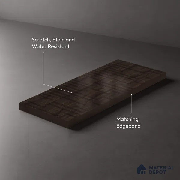 Abstract Look LM 19323 Amazon Wood 8 ft x 4 ft Texture Finish Decorative Laminate - 1 mm | Suitable for TV Unit, Wardrobe, Kitchen Cabinets