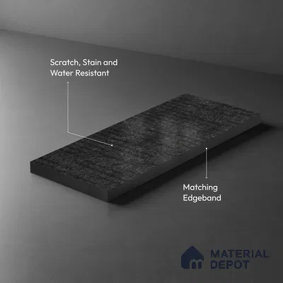 Stone Look LM 19368 Asphalt Concrete 8 ft x 4 ft Texture Finish Decorative Laminate - 1 mm | Suitable for TV Unit, Wardrobe, Kitchen Cabinets