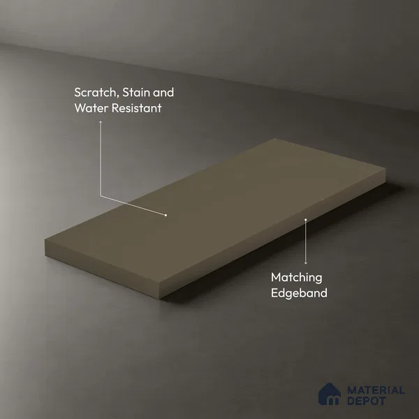 TR 1104 8 ft x 4 ft Super Matte Finish Acrylic Laminate - 1.5 mm | Suitable for Living Room, Kitchen, Office