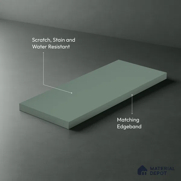 TR 1119 8 ft x 4 ft Super Matte Finish Acrylic Laminate - 1.5 mm | Suitable for Living Room, Kitchen, Office