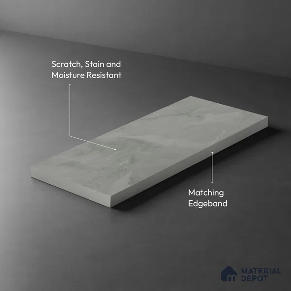 Stone Look LM 01168 Stone Finish 8 ft x 4 ft Decorative Laminate - 1 mm | Suitable for TV Unit, Wardrobe, Kitchen Cabinets