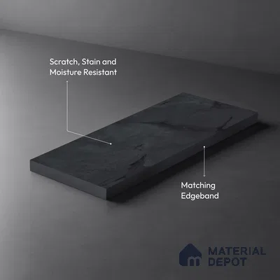 Stone Look LM 01169 Stone Finish 8 ft x 4 ft Decorative Laminate - 1 mm | Suitable for TV Unit, Wardrobe, Kitchen Cabinets