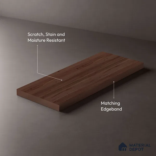 Wooden Look LM 21282 Dense Pine 8 ft x 4 ft Texture Finish Laminate - 1 mm | Suitable for TV Unit, Wardrobe, Kitchen Cabinets