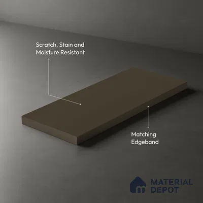LM 21536 Hazelnut 8ft x 4ft Texture Finish Decorative Laminate - 1 mm | Suitable for TV Unit, Wardrobe, Kitchen Cabinets