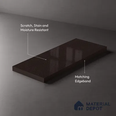 LM 21543 Brown Sugar 8ft x 4ft Texture Finish Decorative Laminate - 1 mm | Suitable for TV Unit, Wardrobe, Kitchen Cabinets