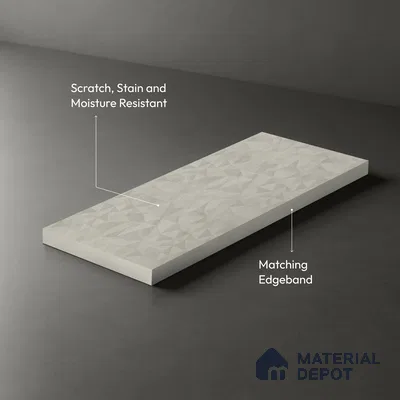 Wooden Look LM 21753 8ft x 4ft Texture Finish Decorative Laminate - 1 mm | Suitable for TV Unit, Wardrobe, Kitchen Cabinets