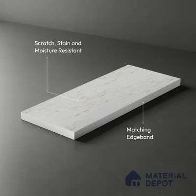 Wooden Look LM 21754 8ft x 4ft Texture Finish Decorative Laminate - 1 mm | Suitable for TV Unit, Wardrobe, Kitchen Cabinets