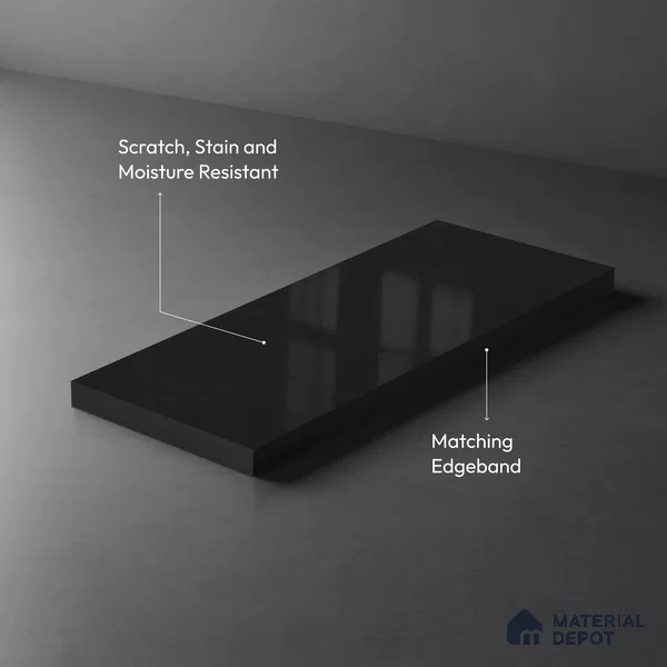 GA 4403 8 ft x 4 ft Metallic Finish 6H Antiscratch Acrylic Laminate - 1.5 mm
