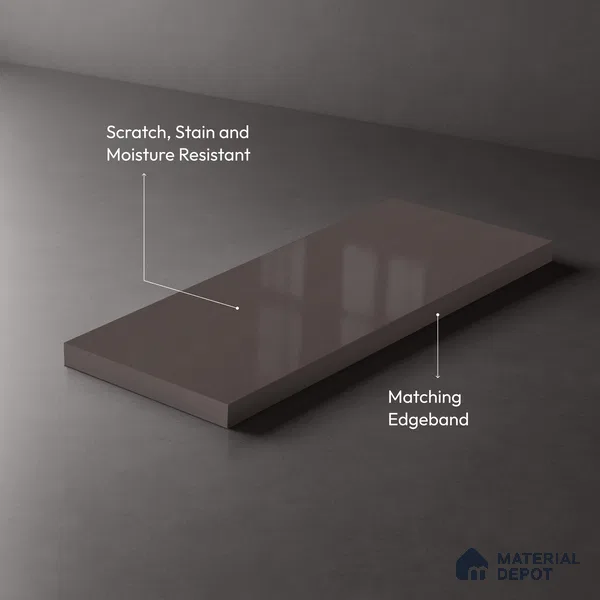 GA 4409 8 ft x 4 ft Metallic Finish 6H Antiscratch Acrylic Laminate - 1.5 mm