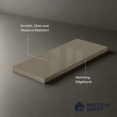 GA 4410 8 ft x 4 ft Metallic Finish 6H Antiscratch Acrylic Laminate - 1.5 mm