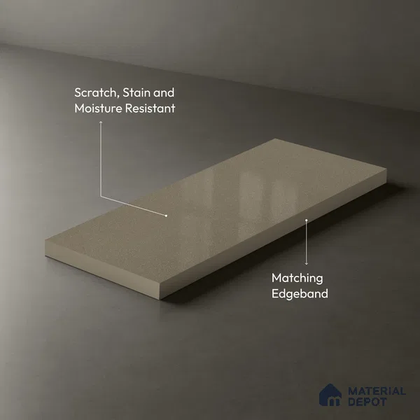 GA 4410 8 ft x 4 ft Metallic Finish 6H Antiscratch Acrylic Laminate - 1.5 mm