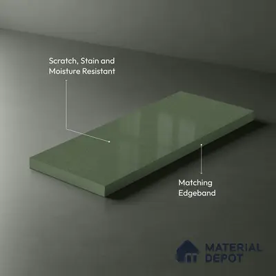 GA 4414 8 ft x 4 ft Metallic Finish 6H Antiscratch Acrylic Laminate - 1.5 mm