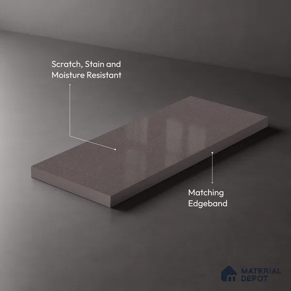 GA 4417 8 ft x 4 ft Metallic Finish 6H Antiscratch Acrylic Laminate - 1.5 mm