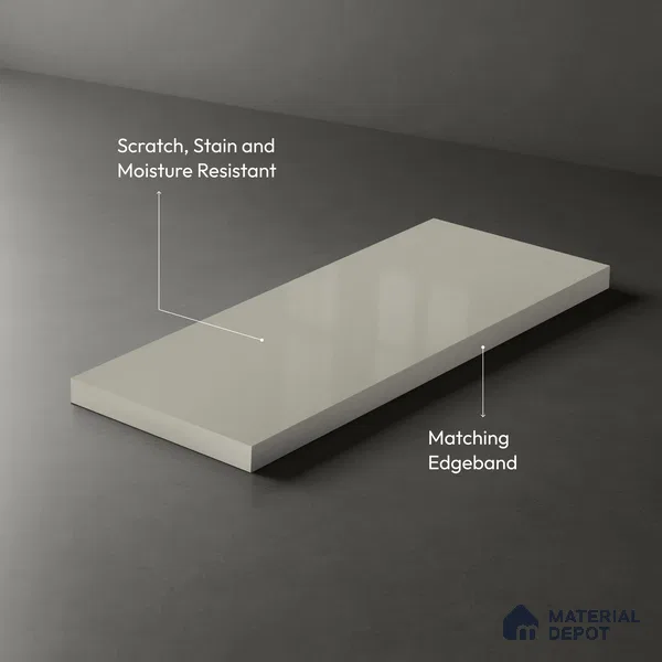 GA 4419 8 ft x 4 ft Metallic Finish 6H Antiscratch Acrylic Laminate - 1.5 mm