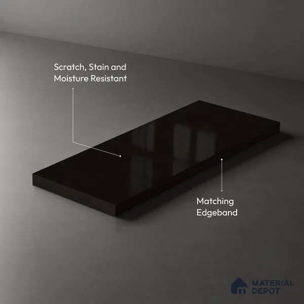 GA 4423 8 ft x 4 ft Metallic Finish 6H Antiscratch Acrylic Laminate - 1.5 mm