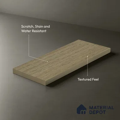 Wooden Look LM 13847 Pista Dyed Veneer 8 ft x 4 ft Texture Finish Decorative Laminate - 1 mm | Suitable for TV Unit, Wardrobe, Kitchen Cabinets