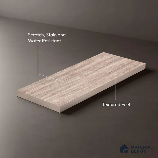 Wooden Look LM 13864 Introta Wood 8 ft x 4 ft Texture Finish Decorative Laminate - 1 mm | Suitable for TV Unit, Wardrobe, Kitchen Cabinets