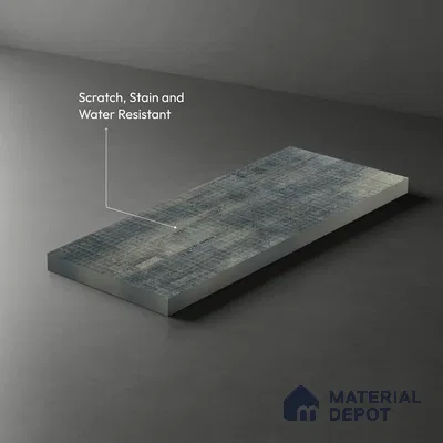 Grey Rustic Look LM 21273 8 ft x 4 ft Texture Finish Decorative Laminate - 1 mm | Suitable for TV Unit, Wardrobe, Kitchen Cabinets