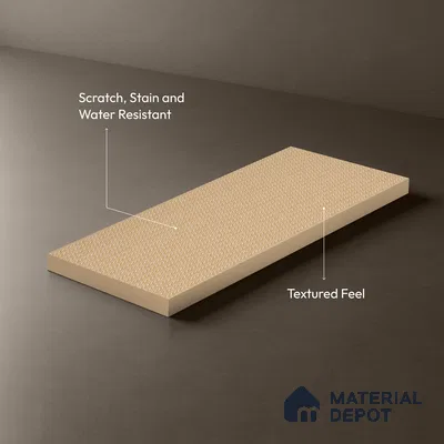 Brown Digital, Fabric Look LM 23620 8 ft x 4 ft Texture Finish Decorative Laminate - 1 mm | Suitable for TV Unit, Wardrobe, Kitchen Cabinets