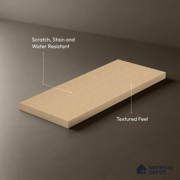 Brown Digital, Fabric Look LM 23620 8 ft x 4 ft Texture Finish Decorative Laminate - 1 mm | Suitable for TV Unit, Wardrobe, Kitchen Cabinets
