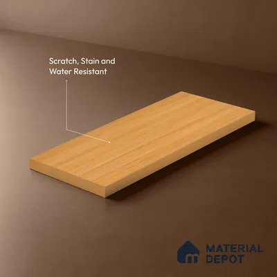 Wooden Look LM 13832 Columbian Ashwood 8 ft x 4 ft Texture Finish Decorative Laminate - 1 mm | Suitable for TV Unit, Wardrobe, Kitchen Cabinets