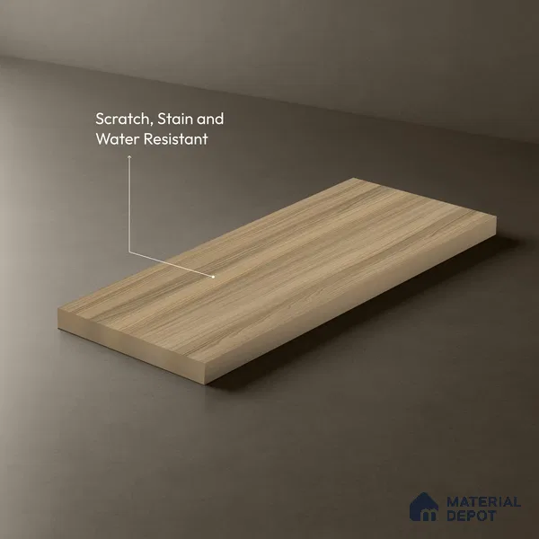 Wooden Look LM 20076 8 ft x 4 ft Texture Finish Decorative Laminate - 1 mm | Suitable for TV Unit, Wardrobe, Kitchen Cabinets