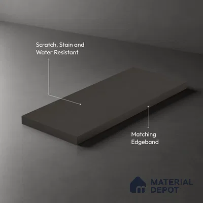 Brown Textured Solid Look LM 20086 8 ft x 4 ft Texture Finish Decorative Laminate - 1 mm | Suitable for TV Unit, Wardrobe, Kitchen Cabinets
