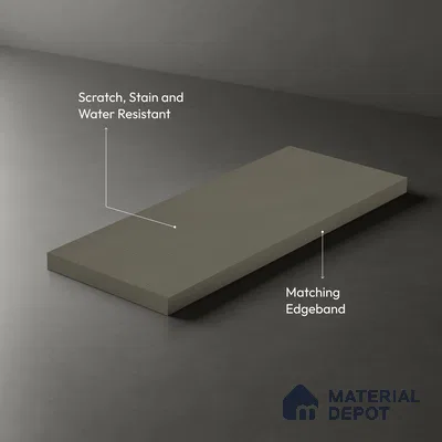 Grey Textured Solid Look LM 01881 8 ft x 4 ft Texture Finish Decorative Laminate - 1 mm | Suitable for TV Unit, Wardrobe, Kitchen Cabinets