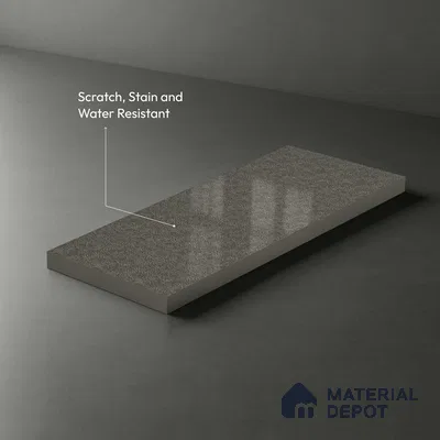 Grey Wave Look LM 13845 8 ft x 4 ft High Gloss Finish Decorative Laminate - 1 mm | Suitable for TV Unit, Wardrobe, Kitchen Cabinets