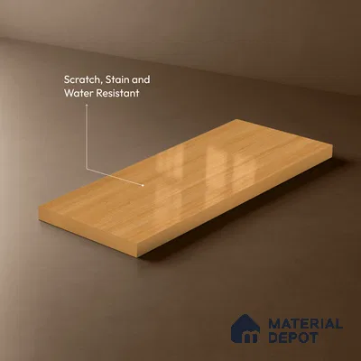 Wooden Look LM 13857 8 ft x 4 ft Glossy Finish Decorative Laminate - 1 mm | Suitable for TV Unit, Wardrobe, Kitchen Cabinets