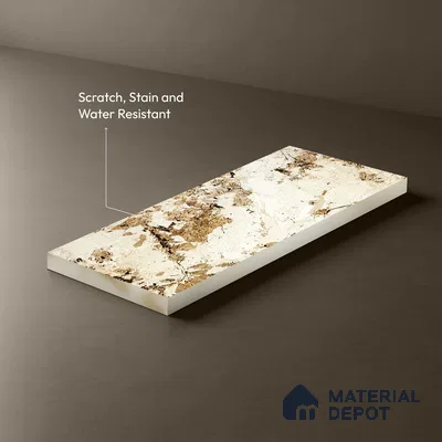 Stone Look LM 13858 8 ft x 4 ft Texture Finish Decorative Laminate - 1 mm | Suitable for TV Unit, Wardrobe, Kitchen Cabinets