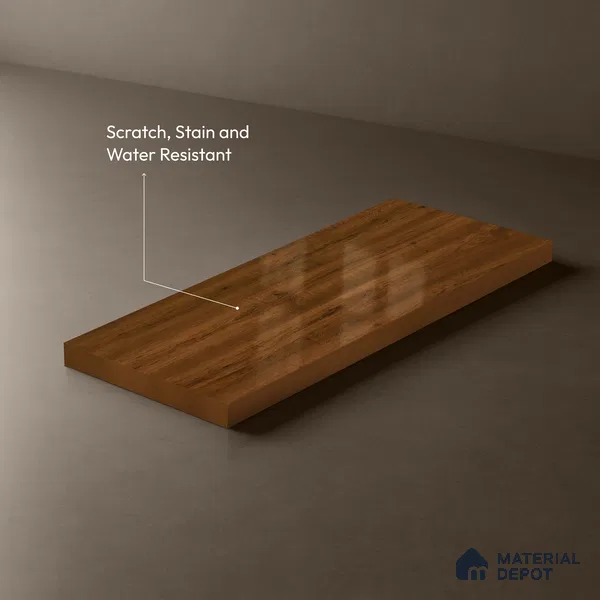 Wooden Look LM 13862 8 ft x 4 ft Glossy Finish Decorative Laminate - 1 mm | Suitable for TV Unit, Wardrobe, Kitchen Cabinets