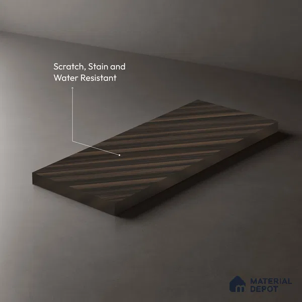 Wooden Look LM 13872 8 ft x 4 ft Matte Finish Decorative Laminate - 1 mm | Suitable for TV Unit, Wardrobe, Kitchen Cabinets
