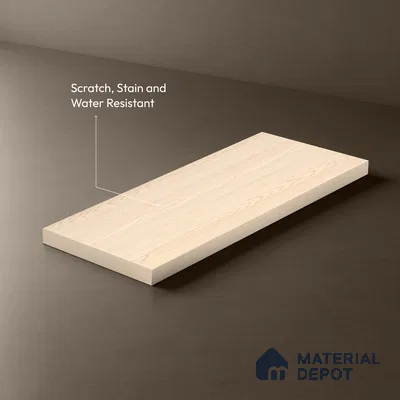 Wooden Look LM 13879 Densen Fall Oak 8 ft x 4 ft Texture Finish Decorative Laminate - 1 mm | Suitable for TV Unit, Wardrobe, Kitchen Cabinets