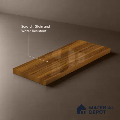 Wooden Look LM 13895 8 ft x 4 ft High Gloss Finish Decorative Laminate - 1 mm | Suitable for TV Unit, Wardrobe, Kitchen Cabinets