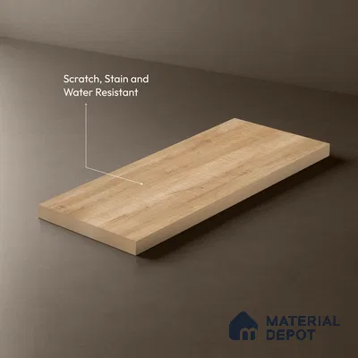 Wooden Look LM 13902 118 Swancut Wood 8 ft x 4 ft Texture Finish Decorative Laminate - 1 mm | Suitable for TV Unit, Wardrobe, Kitchen Cabinets