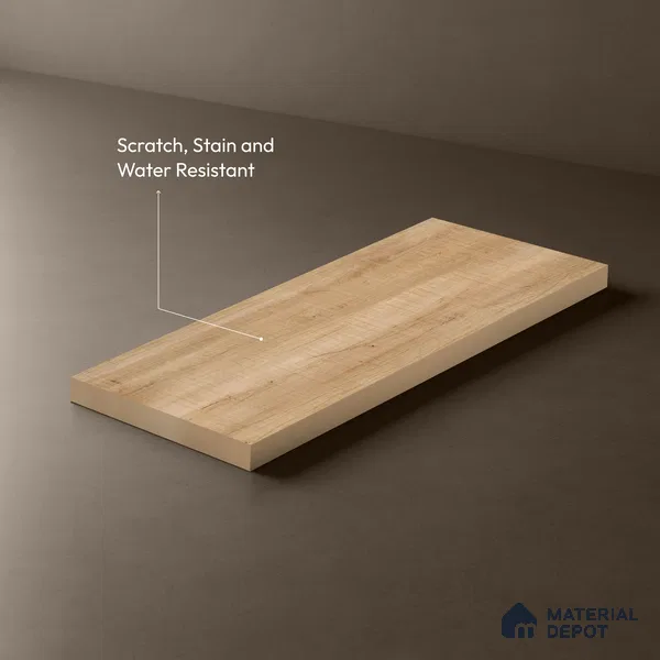 Wooden Look LM 13902 118 Swancut Wood 8 ft x 4 ft Texture Finish Decorative Laminate - 1 mm | Suitable for TV Unit, Wardrobe, Kitchen Cabinets