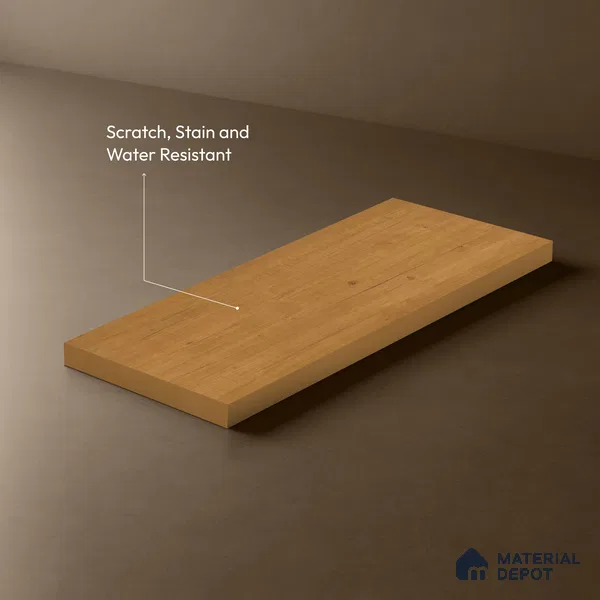 Wooden Look LM 13908 8 ft x 4 ft Texture Finish Decorative Laminate - 1 mm | Suitable for TV Unit, Wardrobe, Kitchen Cabinets