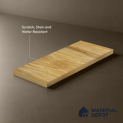 Wooden Look LM 13912 8 ft x 4 ft Texture Finish Decorative Laminate - 1 mm | Suitable for TV Unit, Wardrobe, Kitchen Cabinets