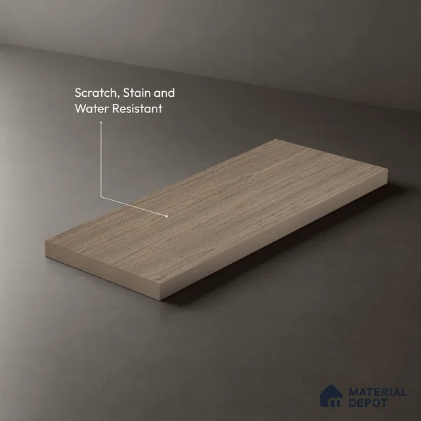 Wooden Look LM 13920 Tropical Omto Maple 8 ft x 4 ft Texture Finish Decorative Laminate - 1 mm | Suitable for TV Unit, Wardrobe, Kitchen Cabinets
