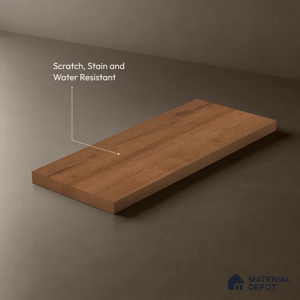 Wooden Look LM 13922 Columbian Wood 8 ft x 4 ft Texture Finish Decorative Laminate - 1 mm | Suitable for TV Unit, Wardrobe, Kitchen Cabinets